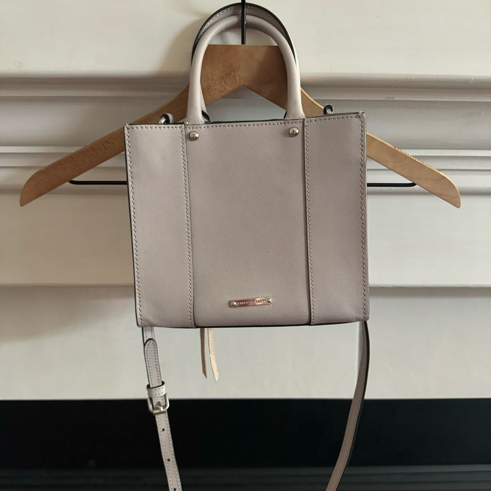 Rebecca Minkoff Mini Mab Crossbody Tote Light Grey